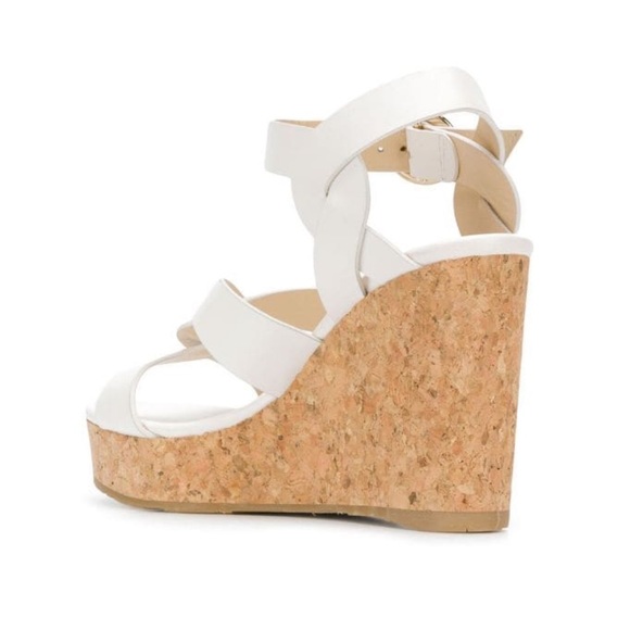 Jimmy Choo White wedges - Picture 4 of 7